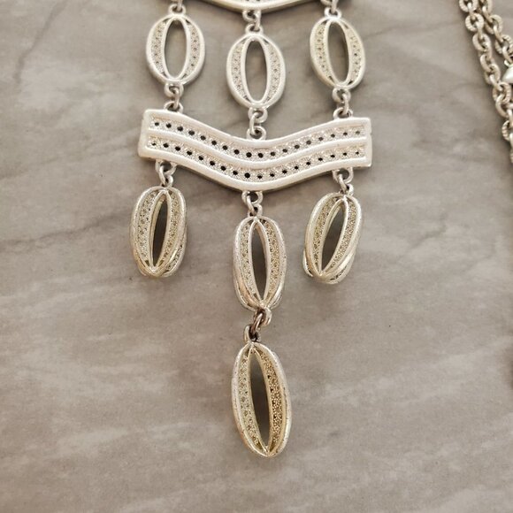 ✨ Stella and Dot Vintage Antique Boho Summer Iconic Kimberly Statement Necklace - Picture 9 of 15